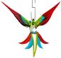 Preview: Hängevogel, Kolibri (grün-blau-rot)